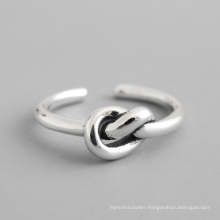 Ready to Ship New Arrive 925 Silver Jewelry Woven Ring for Women